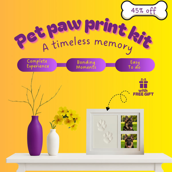 Pet Paw Print Kit  with Clay